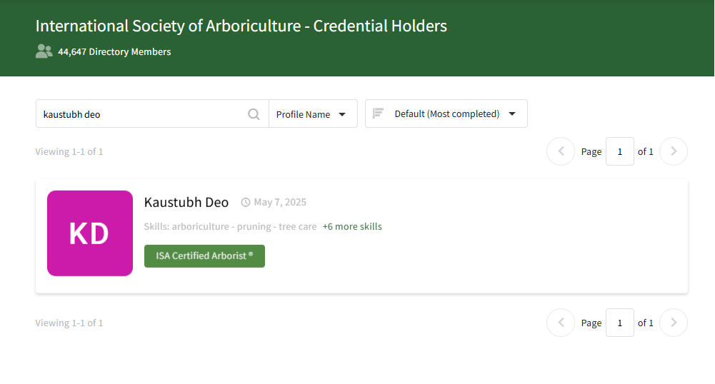 Verification of bloomatree president kaustubh deo.